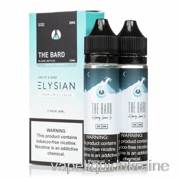 Vape Liquid Ukraine The Bard - Elysian Labs - 120mL 3mg